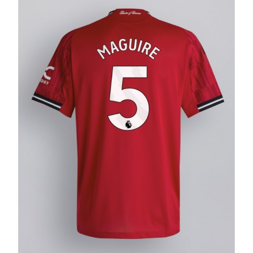 Billige Fotballdrakt Manchester United Harry Maguire #5 Replika Hjemmedrakt 2025-26 Kortermet Billige Fotballdrakt Manchester United Harry Maguire #5 Replika Hjemmedrakt 2025-26 Kortermet